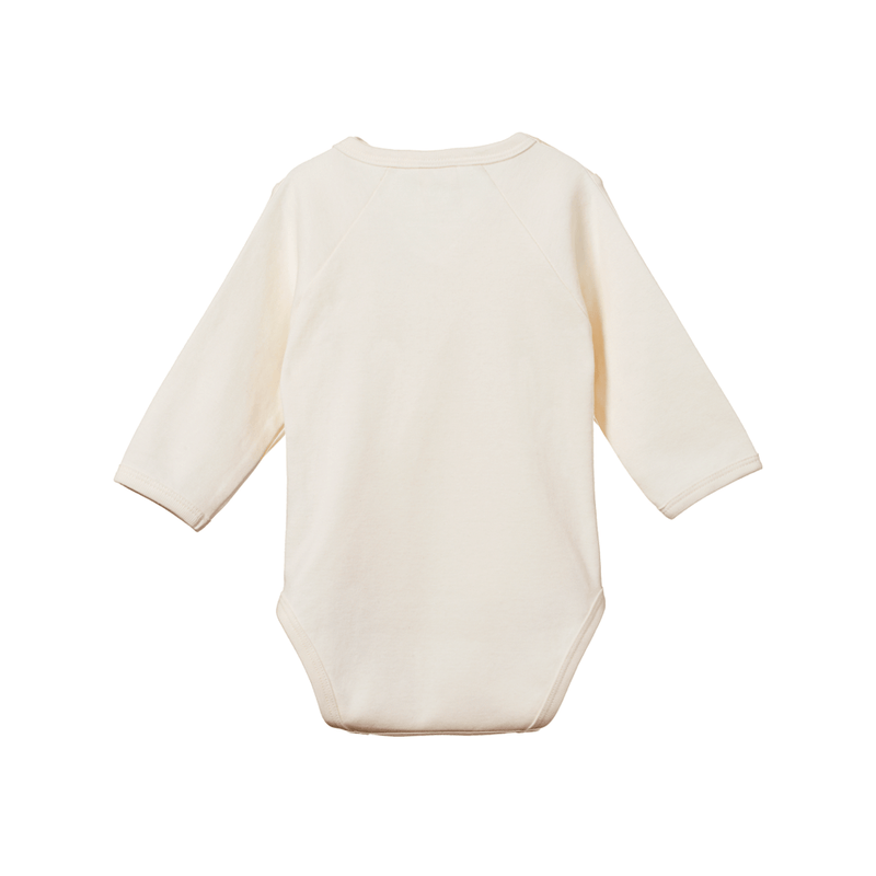 Nature Baby Long Sleeve Bodysuit - Natural