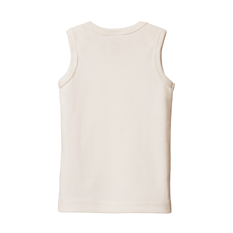 Nature Baby Cotton Singlet - Natural