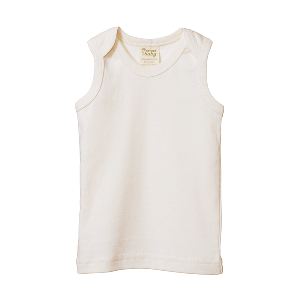 Nature Baby Cotton Singlet - Natural