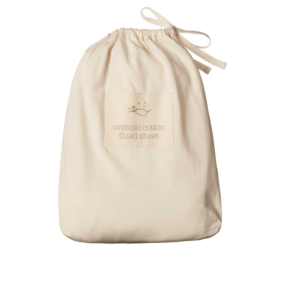 Nature Baby Fitted Sheet Jersey - Natural