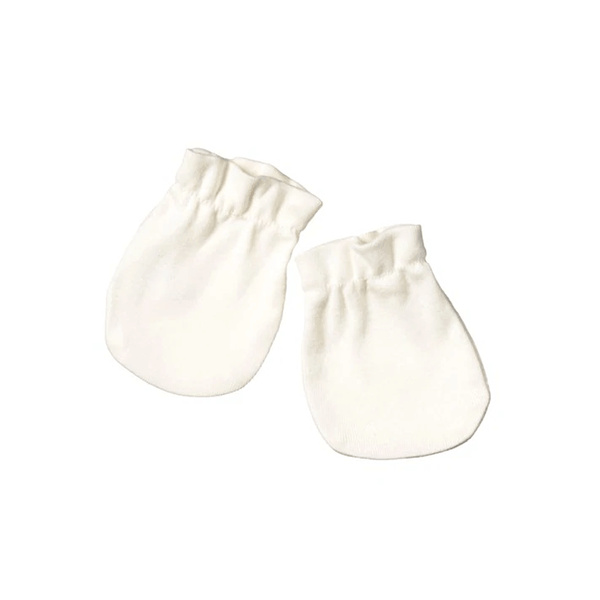 Nature Baby Merino Newborn Mittens - Natural