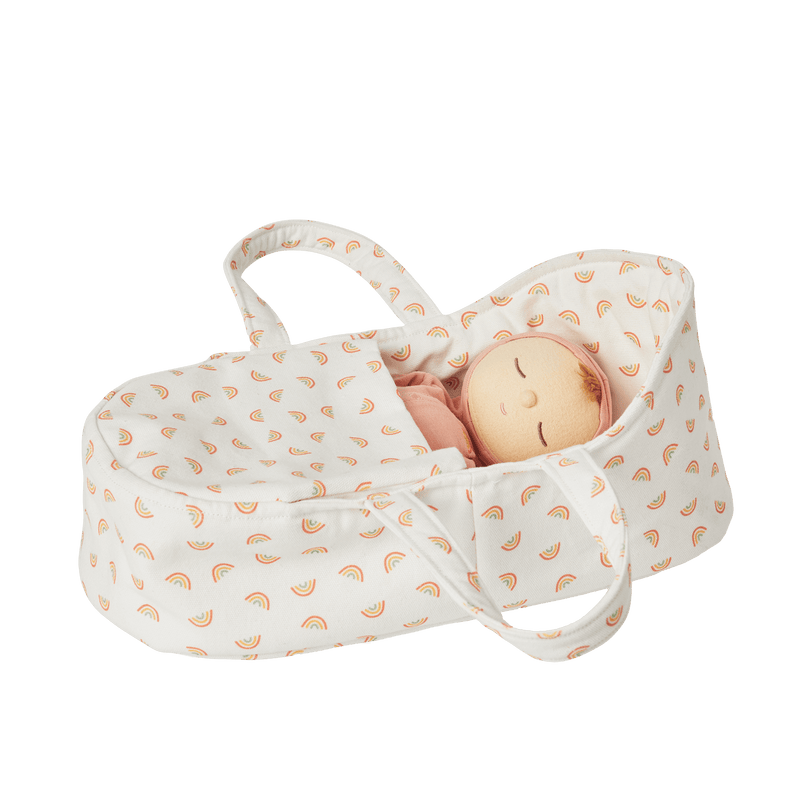 Olli Ella Dinkum Doll Carry Cot - Rainbow