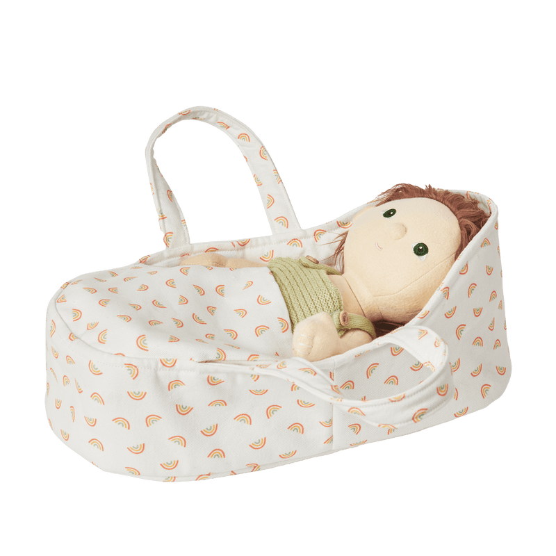 Olli Ella Dinkum Doll Carry Cot - Rainbow