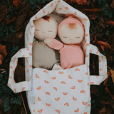 Olli Ella Dinkum Doll Carry Cot - Rainbow