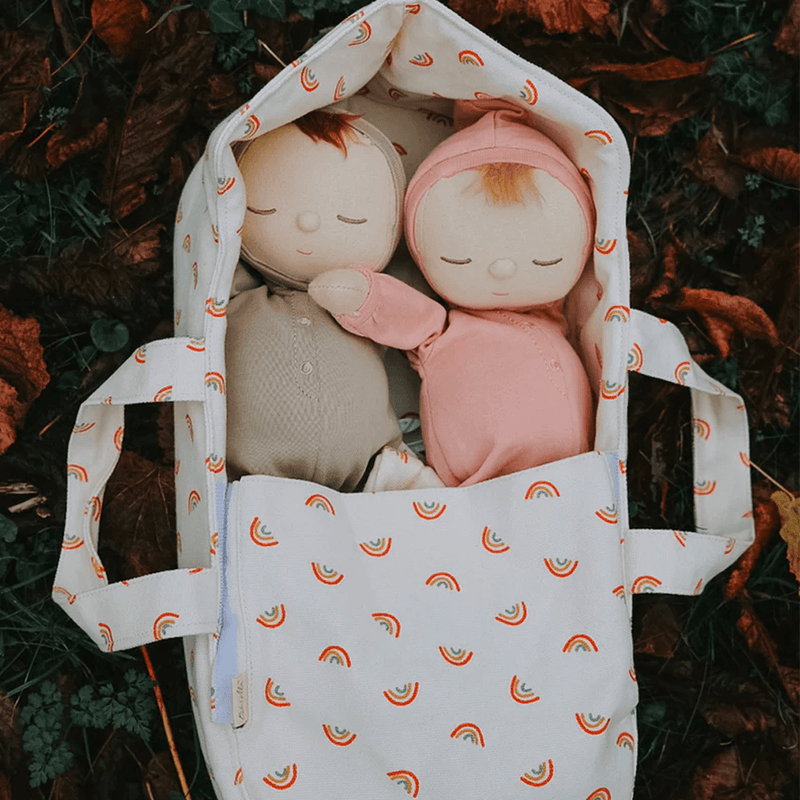 Olli Ella Dinkum Doll Carry Cot - Rainbow