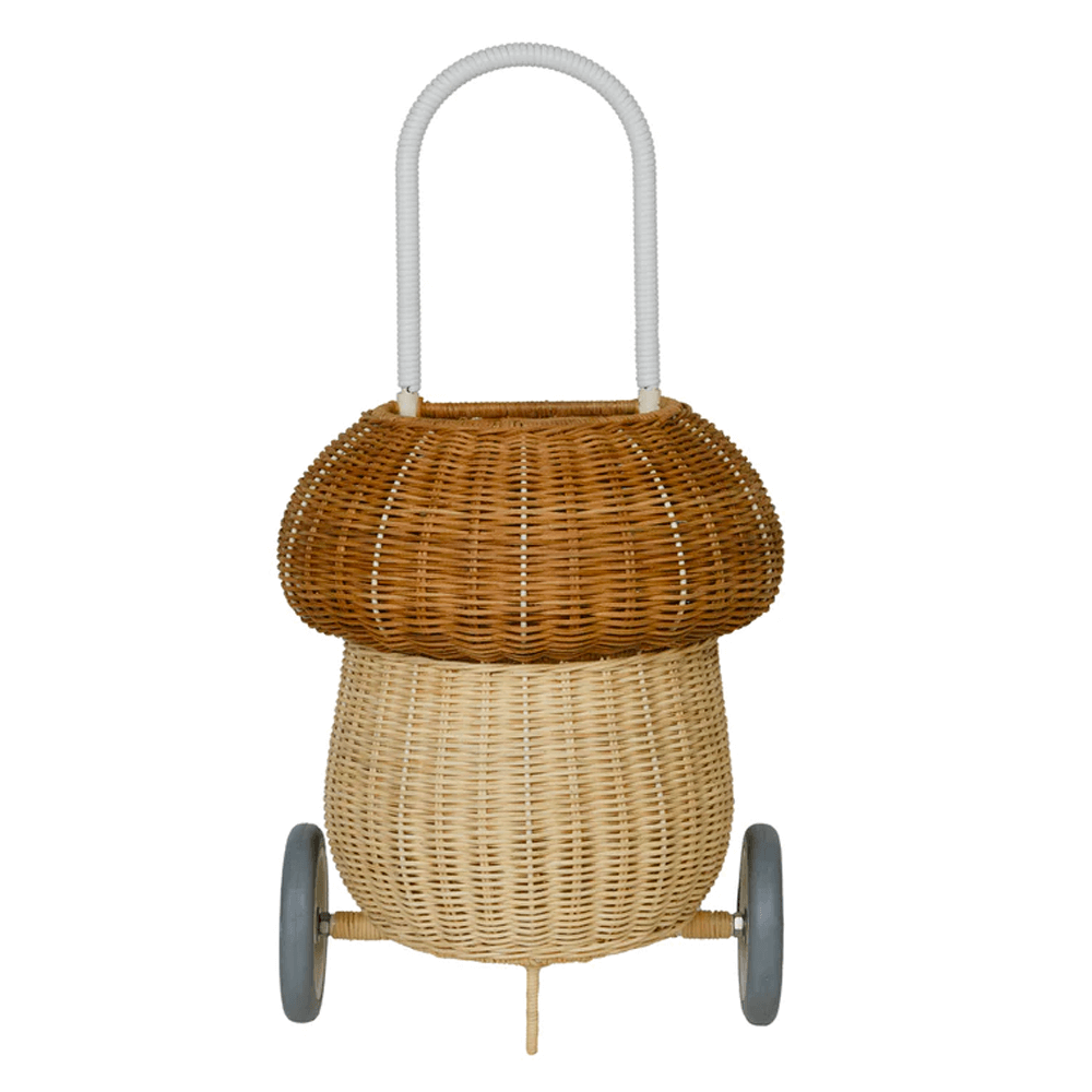 Olli Ella Rattan Mushroom Luggy - Natural