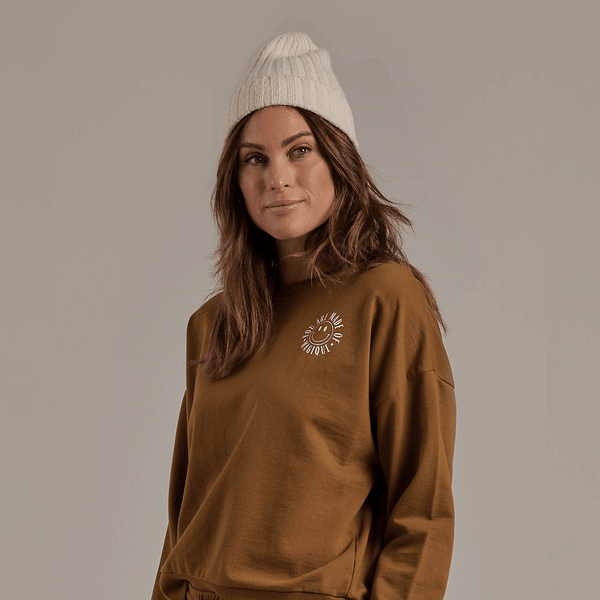 Rylee + Cru Womens Beanie - Natural