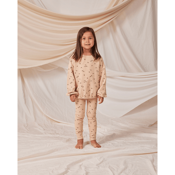 Rylee + Cru Slouchy Pullover - Shell Ditsy