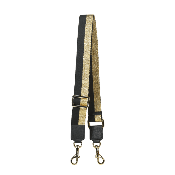 Saben Feature Strap - Black + Gold
