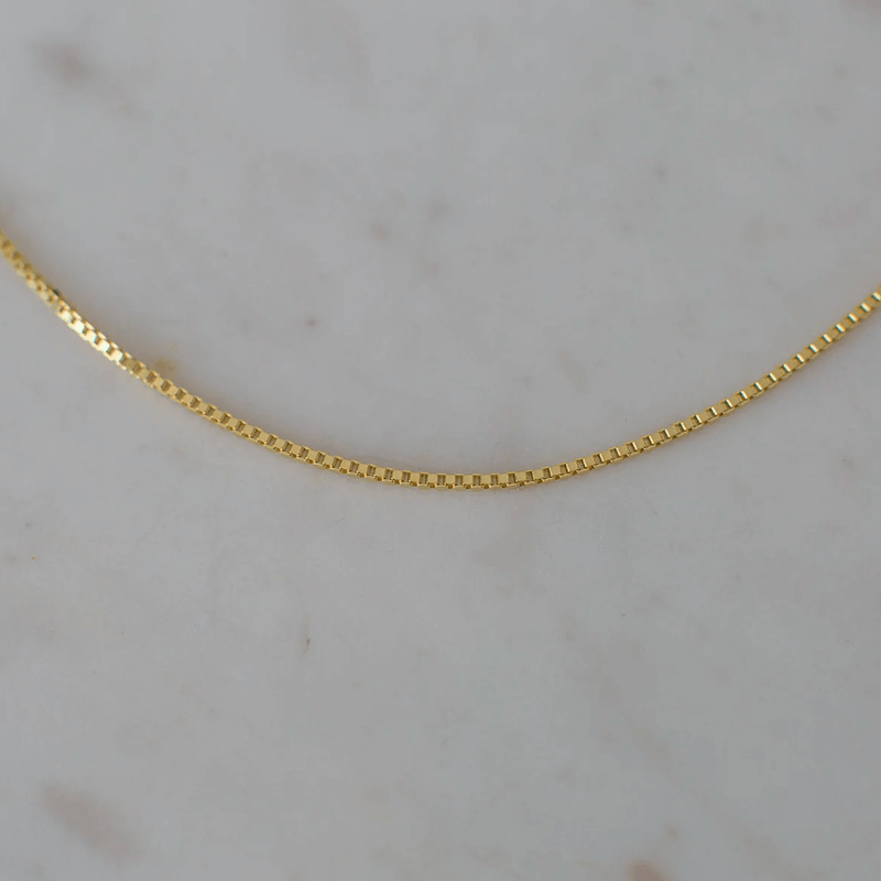 Sophie Store Box Chain Necklace