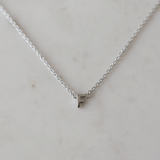 Sophie Store Little Letter Necklace - Silver