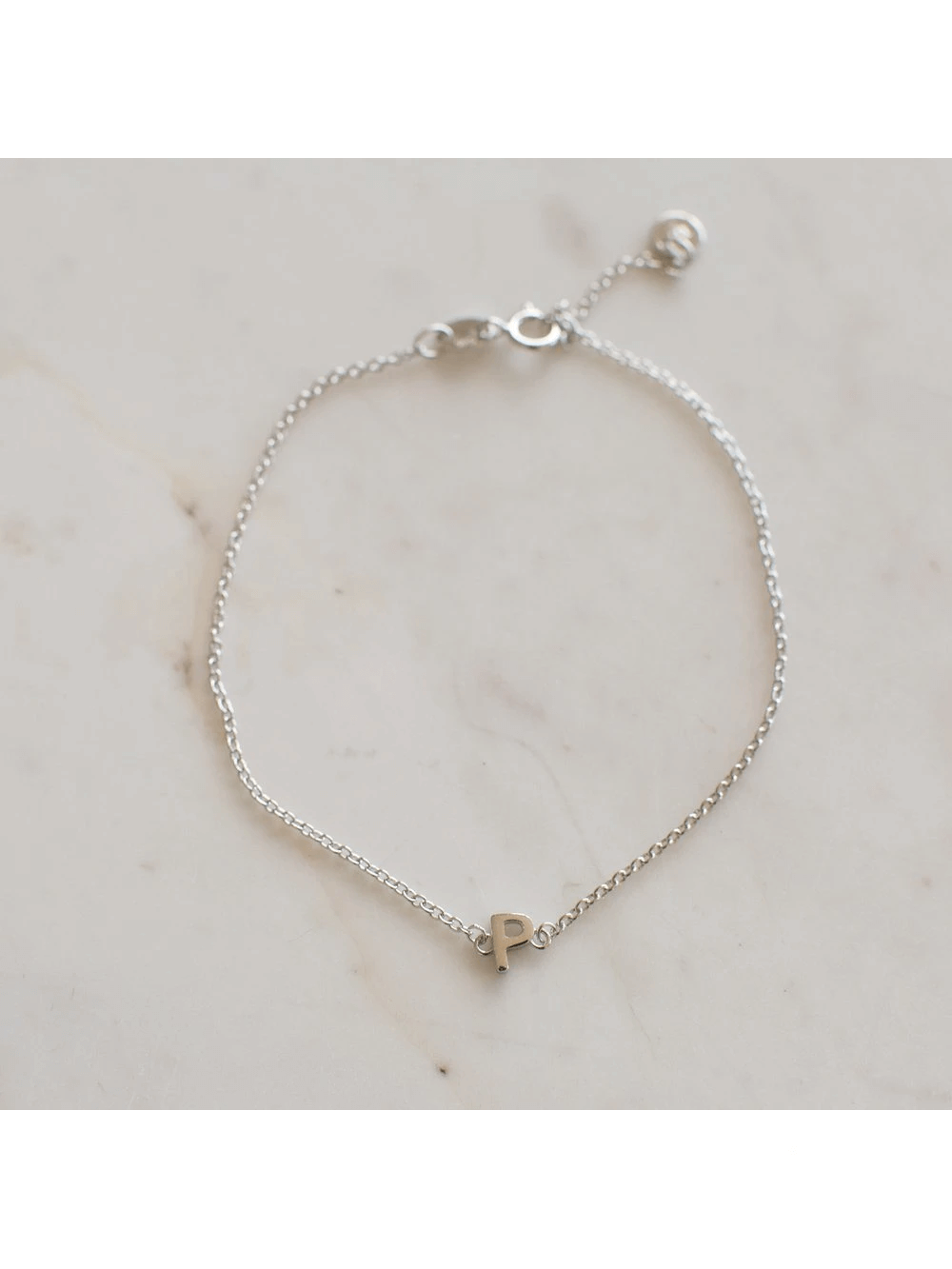 Sophie Store Little Letter Bracelet - Silver