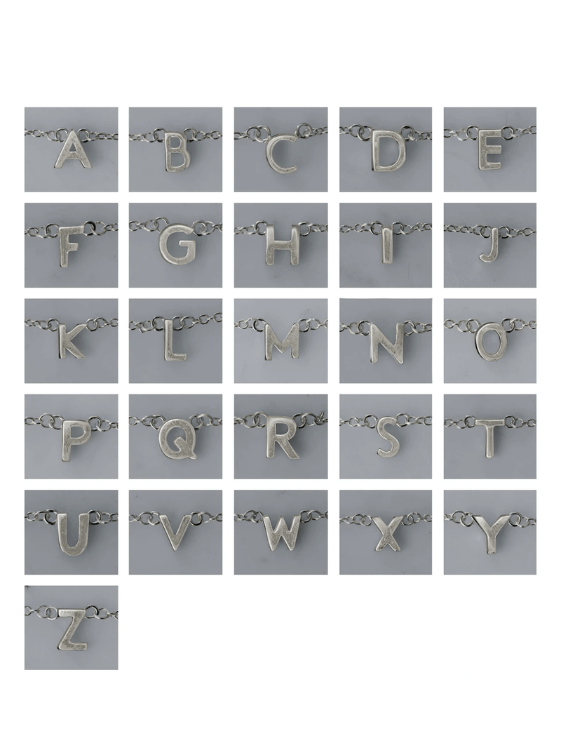 Sophie Store Little Letter Bracelet - Silver