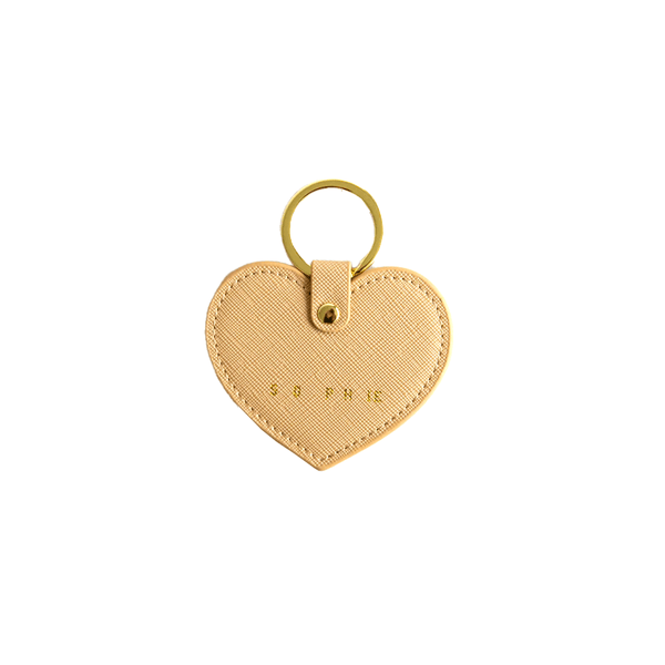 Sophie Store Love You Key Chain - Biscuit