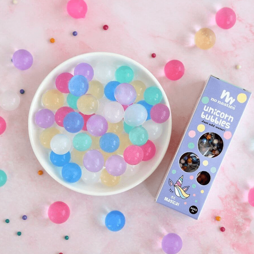 No Nasties Unicorn Bubbles Biodegradable Water Beads