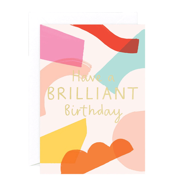 Wrap Card - Brilliant Birthday