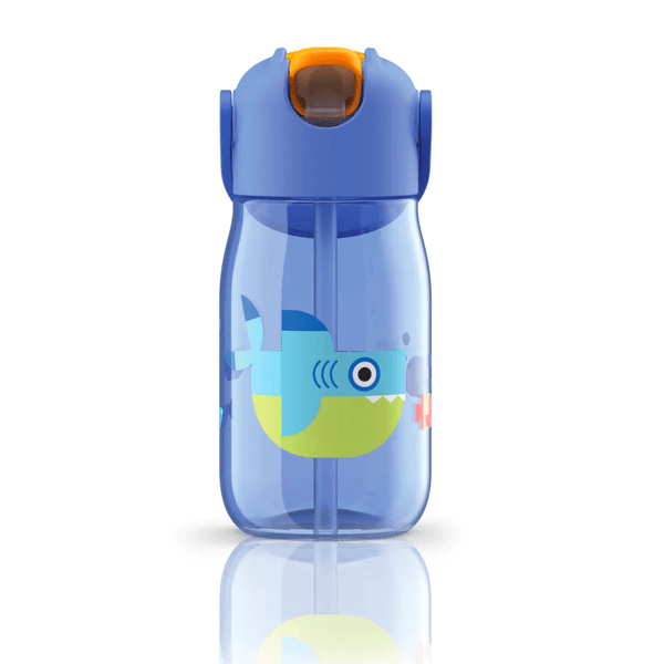 Zoku - Kids Straw Bottle 400ml Blue