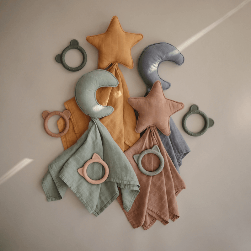 Mushie Lovey Blanket - Natural