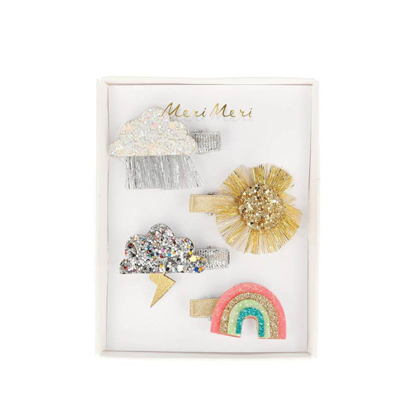 Meri Meri Hair Clips - Sparkly Weather