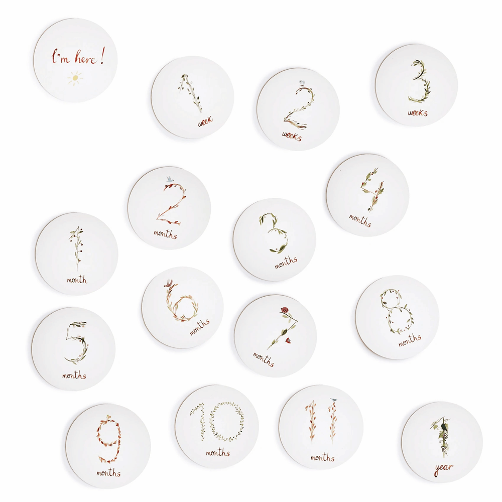 Mushie Milestone Cards