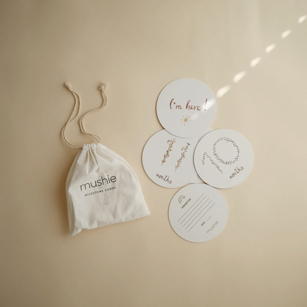 Mushie Milestone Cards