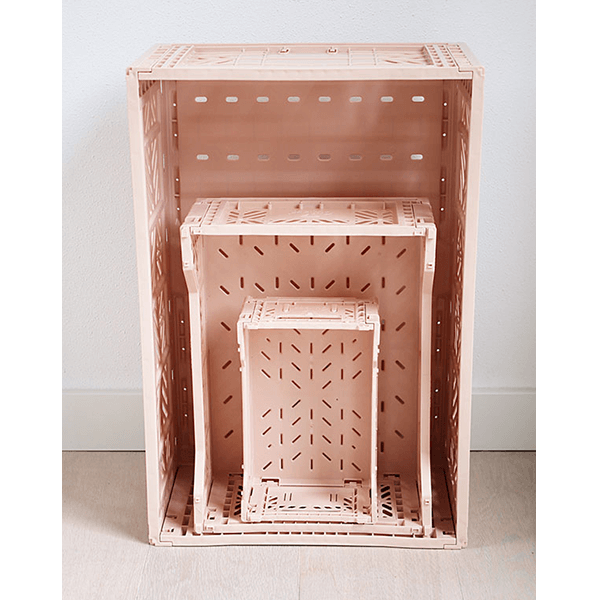 AY-KASA Foldable Crate - Mini Milk Tea