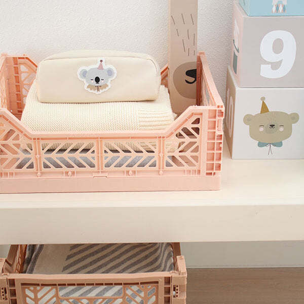 AY-KASA Foldable Crate - Midi Milk Tea