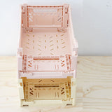 AY-KASA Foldable Crate - Midi Milk Tea