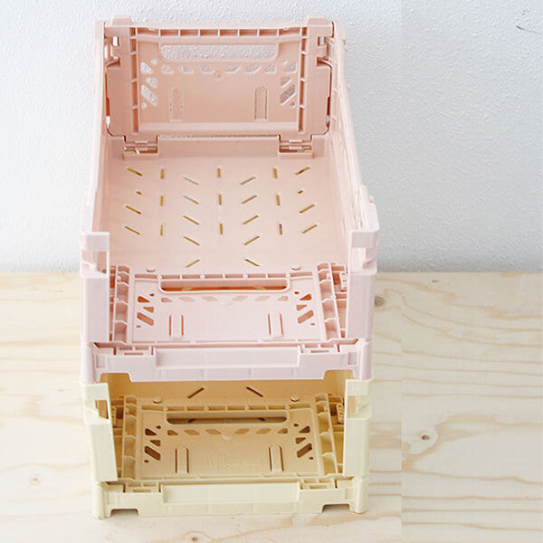 AY-KASA Foldable Crate - Midi Milk Tea