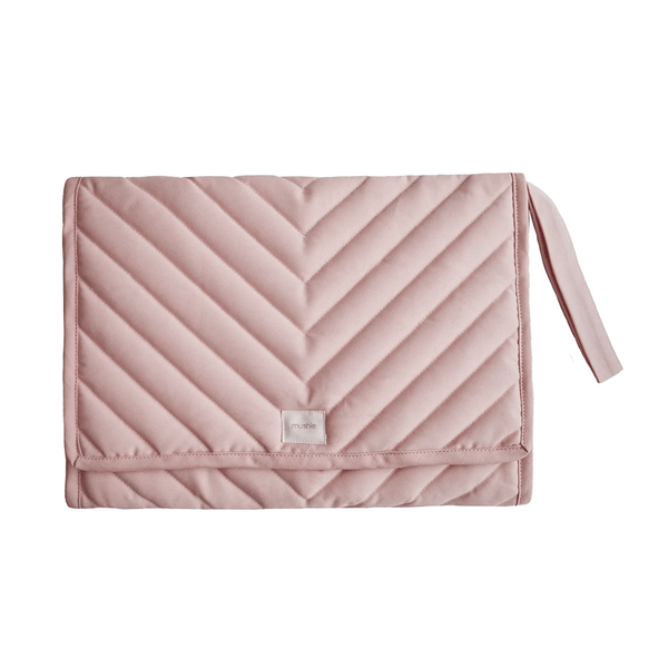 Mushie Portable Changing Mat - Blush