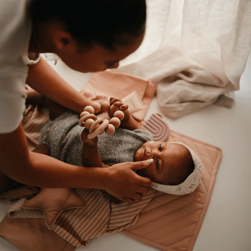 Mushie Portable Changing Mat - Natural
