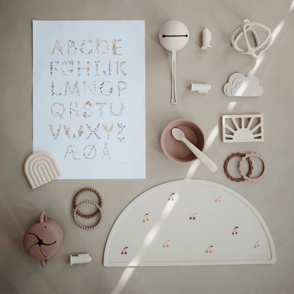 Mushie Alphabet Poster