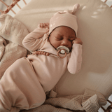 Mushie Crib/Bassinet Sheet - Fog