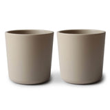 Mushie Set of 2 Cups - Vanilla