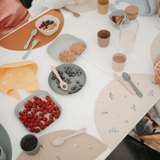Mushie Fork & Spoon Set - Cloud