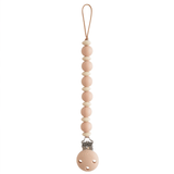 Mushie Luna Pacifier Clip - Blush