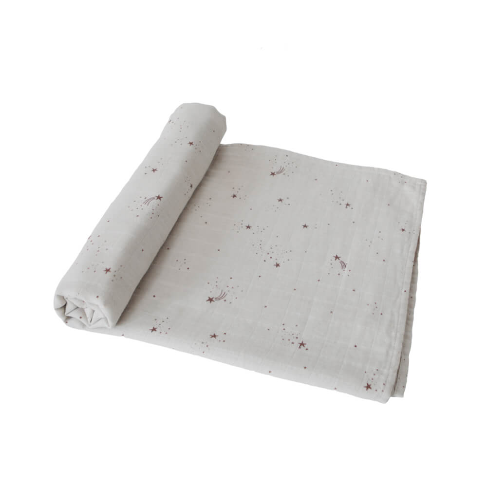 Mushie Swaddle - Falling Stars