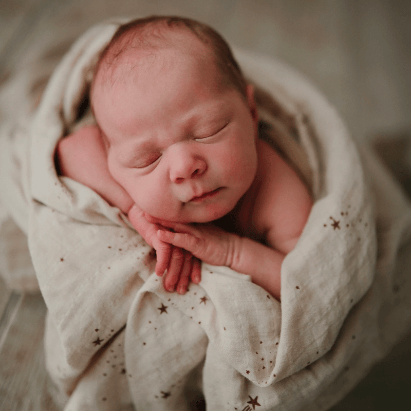 Mushie Swaddle - Falling Stars