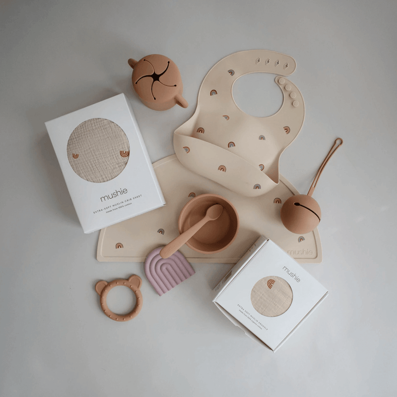 Mushie Silicone Place Mat - Rainbows