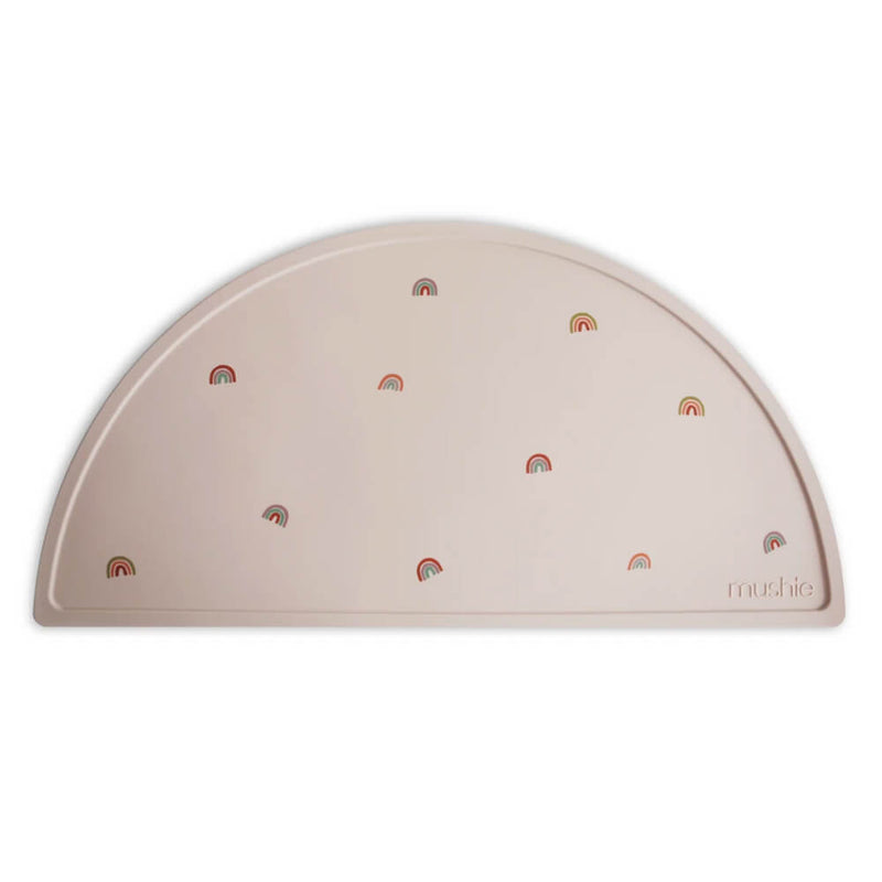 Mushie Silicone Place Mat - Rainbows