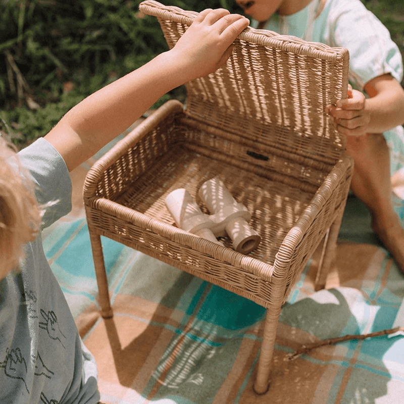 Olli Ella Rattan Storie Stool - Natural