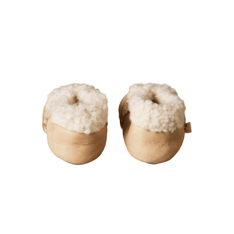 Nature Baby Lambskin Booties - Cream