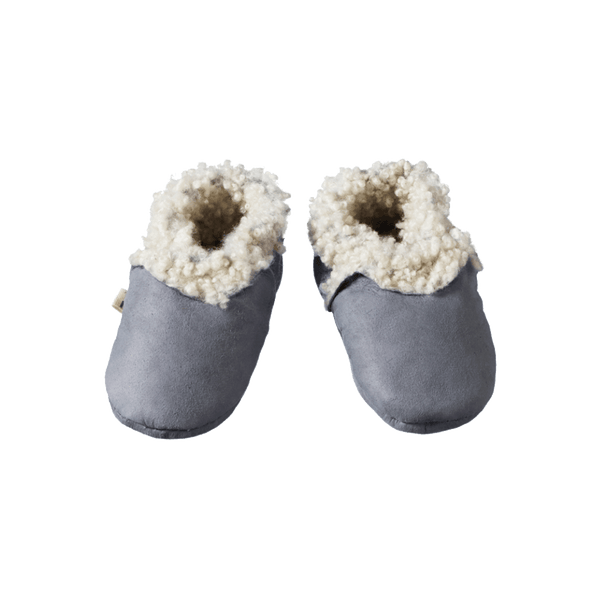 Nature Baby Lambskin Booties - Grey