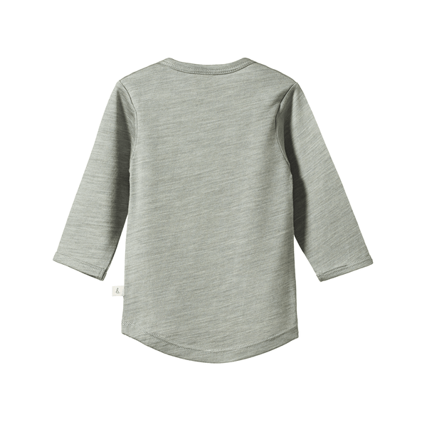 Nature Baby Merino Essential Tee - Grey Marl