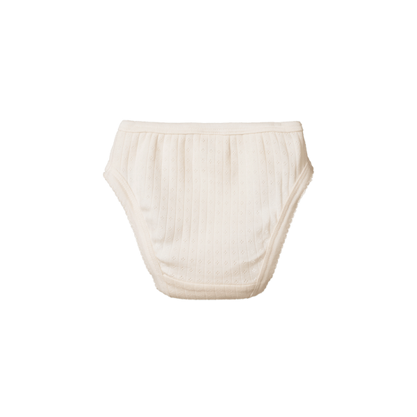 Nature Baby Pointelle Knickers - Natural