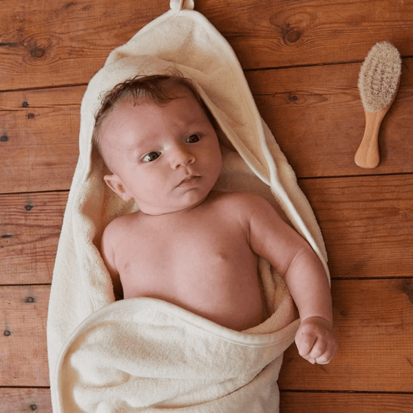 Nature Baby Hooded Towel - Natural