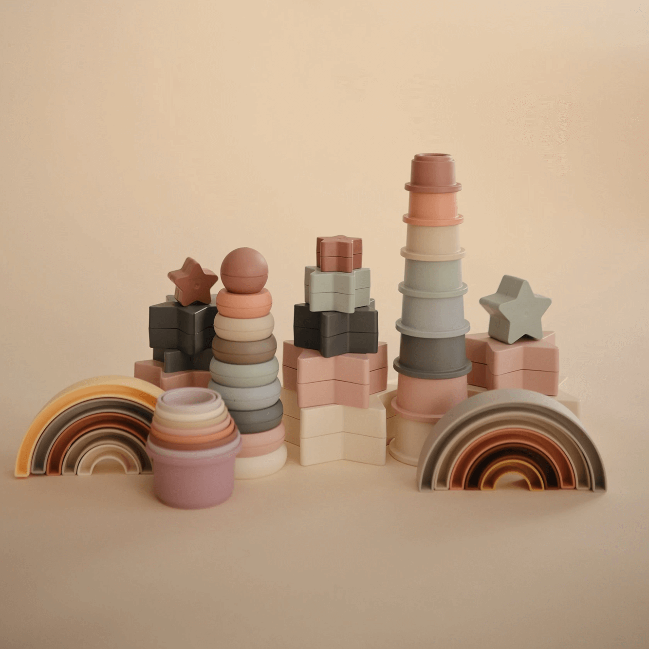 Mushie Stacking Ring Tower - Original