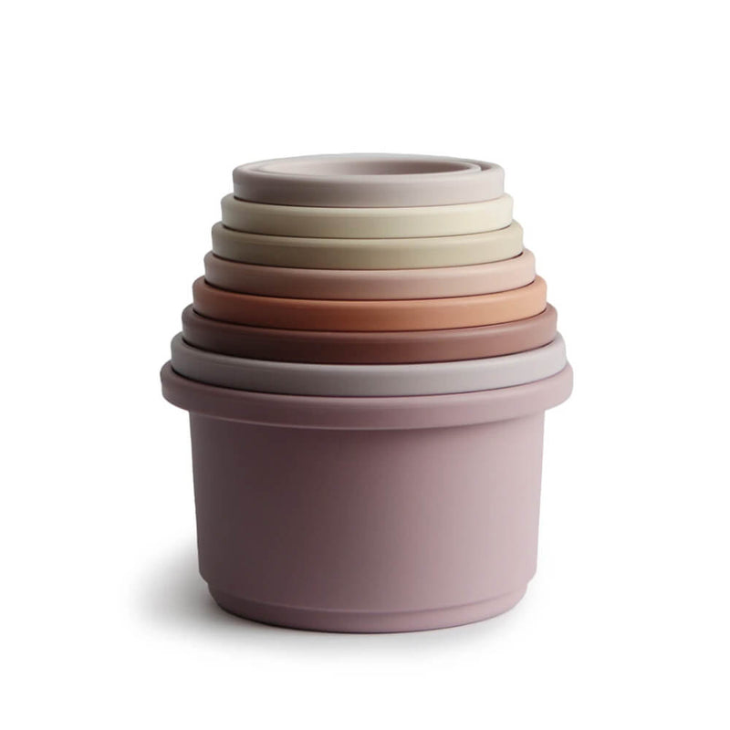 Mushie Stacking Cups Toy - Petal