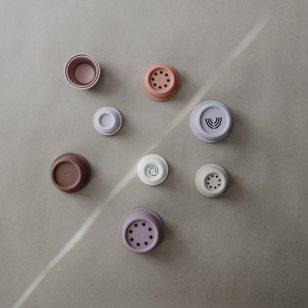 Mushie Stacking Cups Toy - Petal