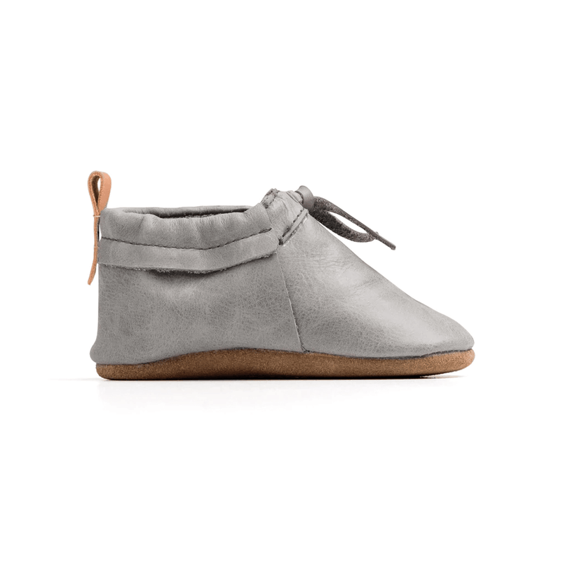 Pretty Brave Baby Moc - Grey
